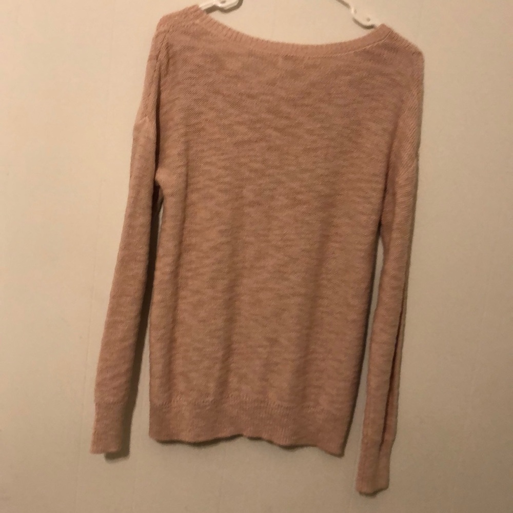 BLUSH CABLE KNIT SWEATER - Picture 5 of 6